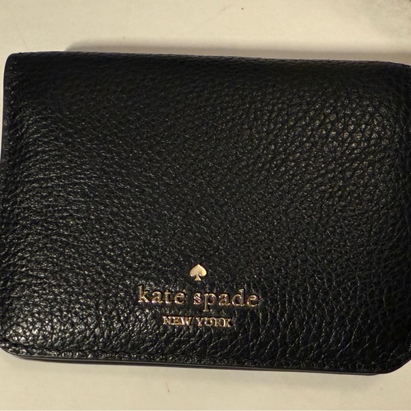Kate Spade Black Pebbled Leather Wallet - Picture 1 of 3